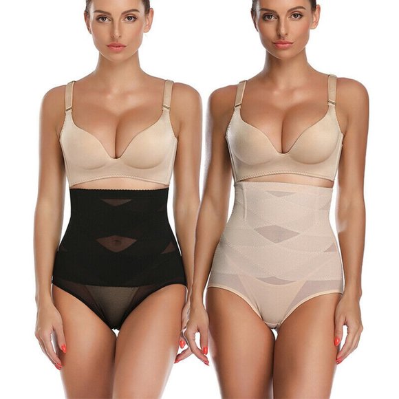 Butt Lifter Shapewear, Double Tummy Control Panty, Hi-Waist Short, 2-Pack - Picture 1 of 8